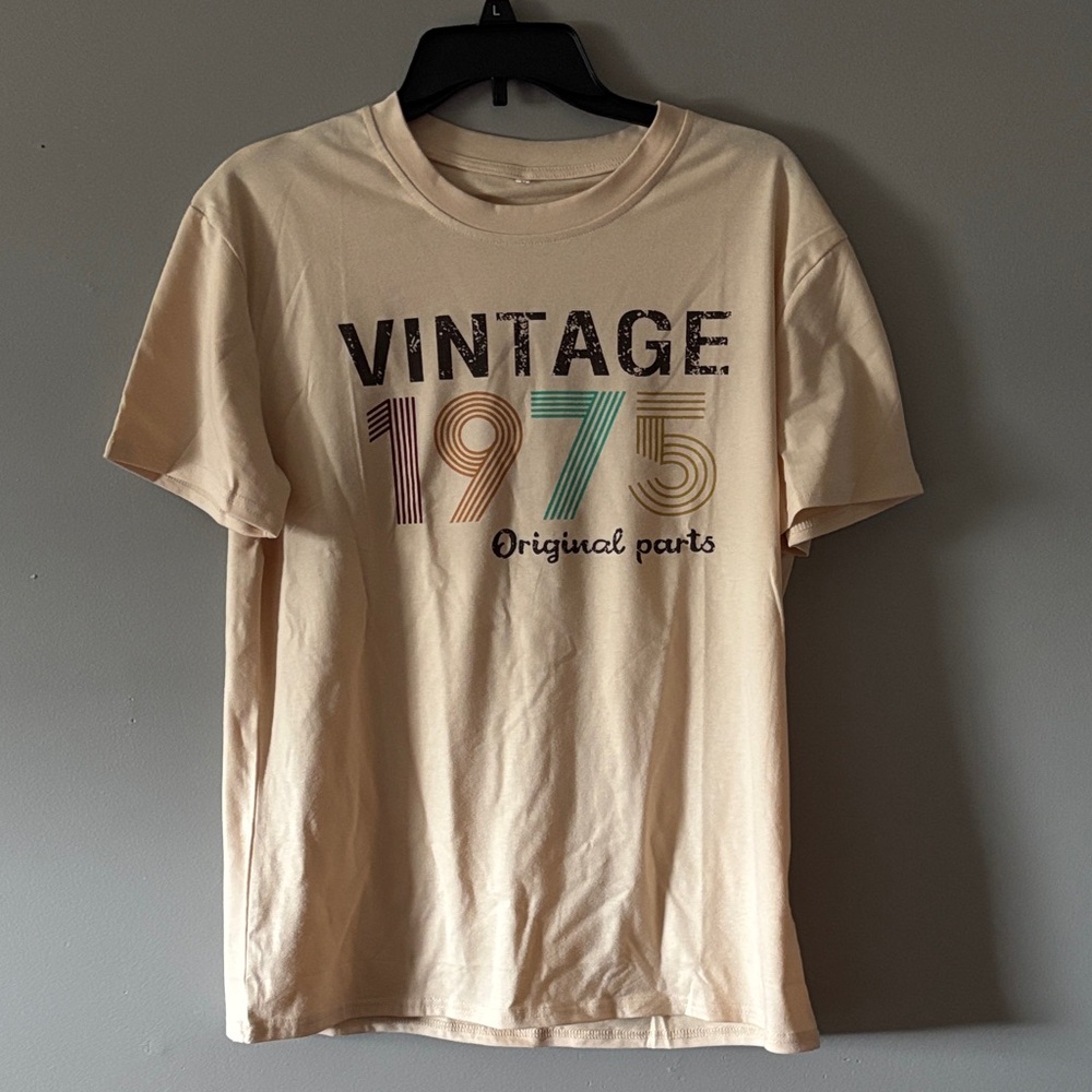 Vintage 1975 Cream T-Shirt